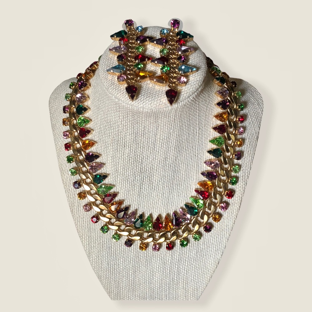 Beautiful Multicolor Gemstone Jewelry Set